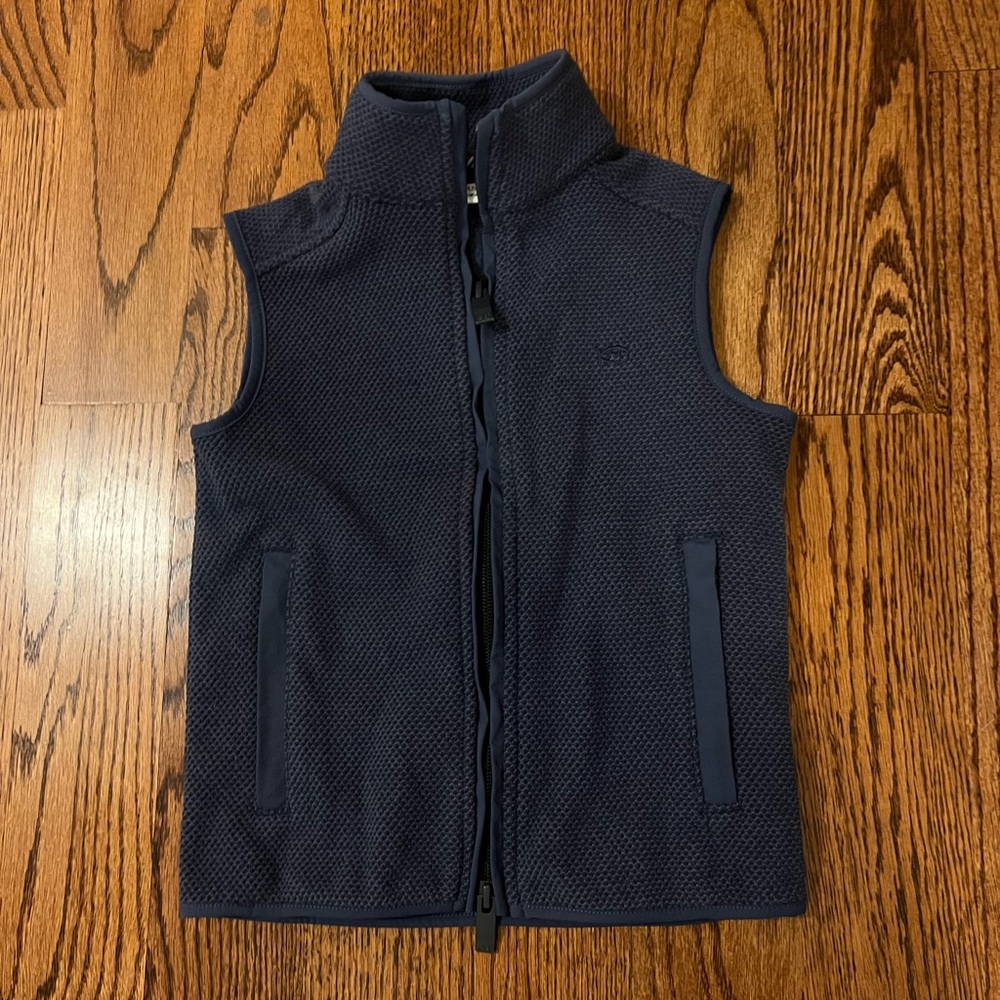 Southern Tide Kids Preppy Textured Fleece Vest